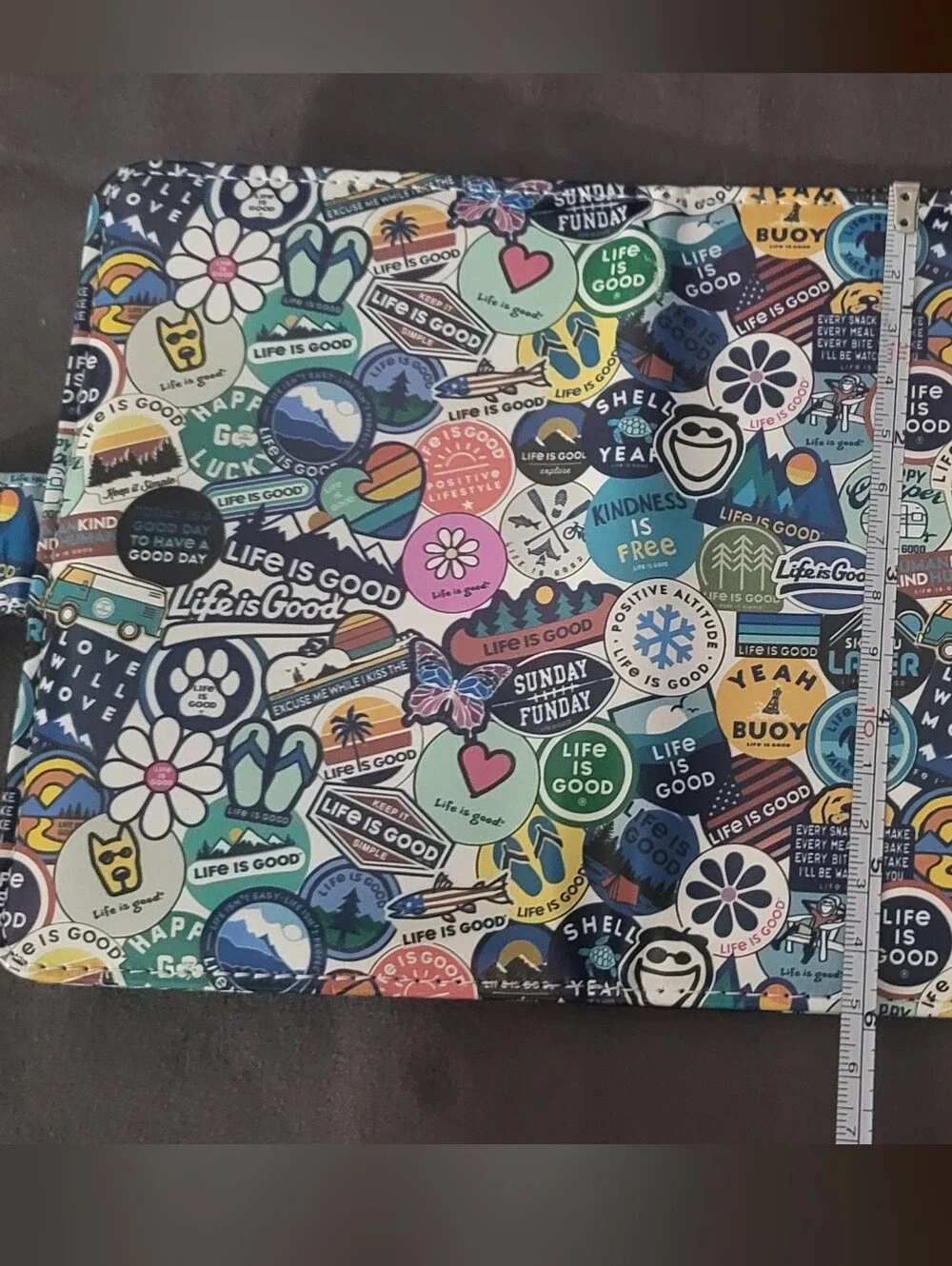 Life Is Good Multicolor Travel Passport Holder